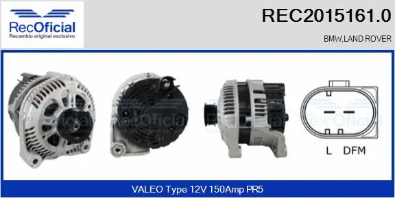 Alternator (REC2015161.0)