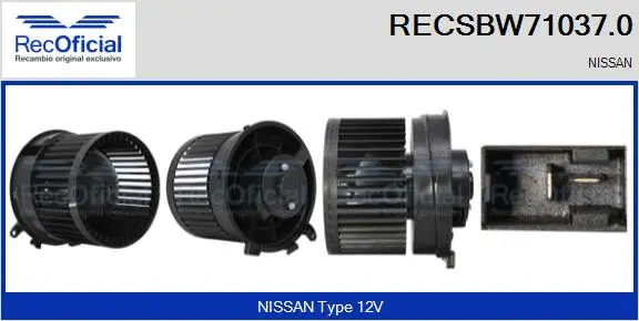 Interior Blower (RECSBW71037.0)