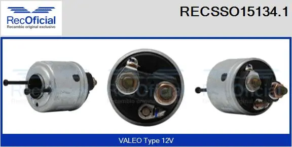 Solenoid Switch, starter (RECSSO15134.1)