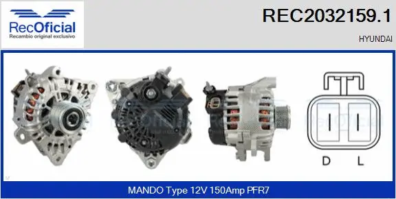Alternator (REC2032159.1)