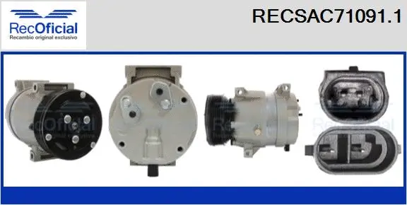 Compressor, air conditioning (RECSAC71091.1)