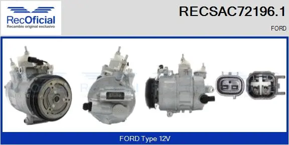 Compressor, air conditioning (RECSAC72196.1)