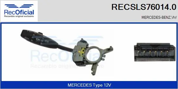 Steering Column Switch (RECSLS76014.0)