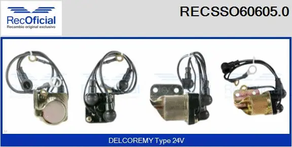Solenoid Switch, starter (RECSSO60605.0)