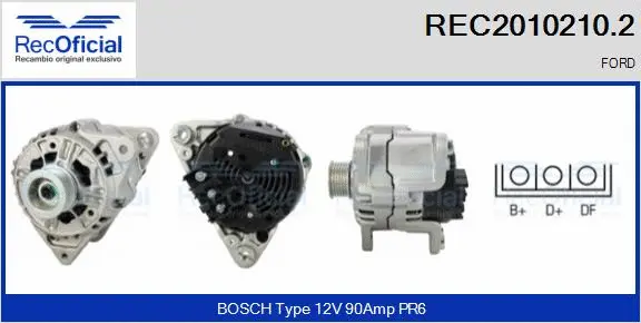 Alternator (REC2010210.2)