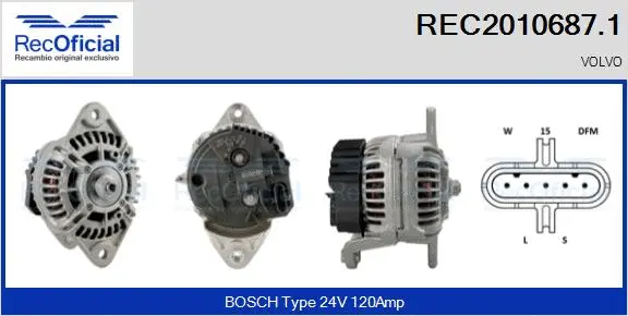 Alternator (REC2010687.1)