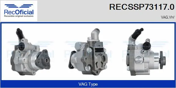 Hydraulic Pump, steering (RECSSP73117.0)