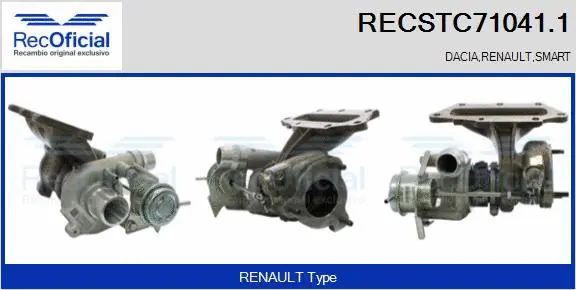 Charger, charging (supercharged/turbocharged) (RECSTC71041.1)