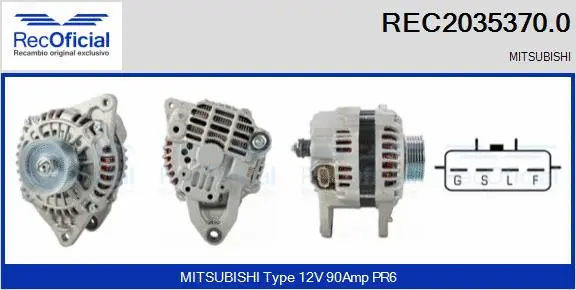 Alternator (REC2035370.0)