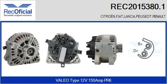 Alternator (REC2015380.1)