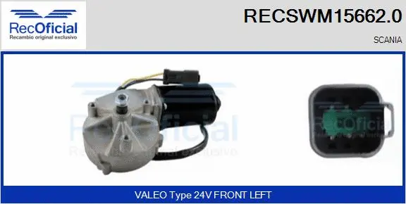 Wiper Motor (RECSWM15662.0)