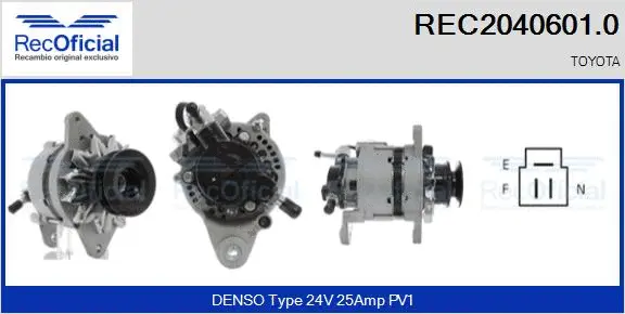 Alternator (REC2040601.0)