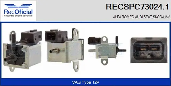 Pressure Converter, exhaust control (RECSPC73024.1)