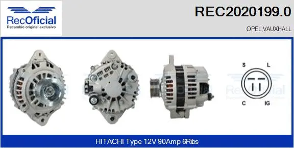 Alternator (REC2020199.0)