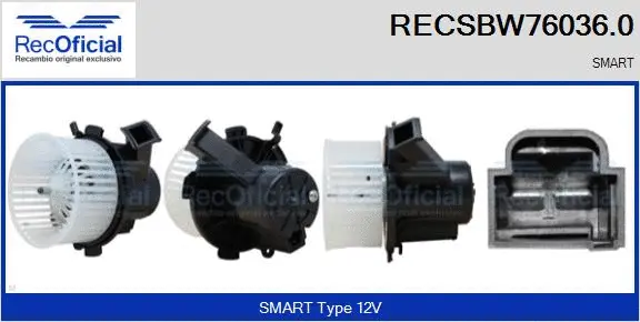 Interior Blower (RECSBW76036.0)