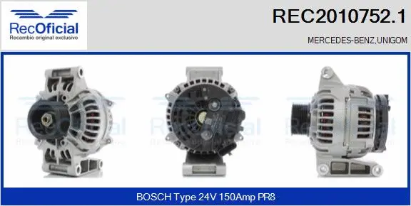 Alternator (REC2010752.1)