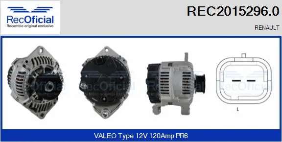 Alternator (REC2015296.0)