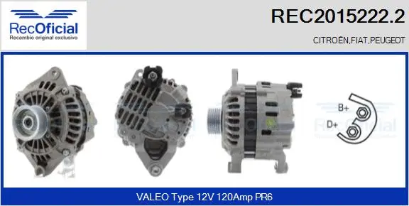 Alternator (REC2015222.2)