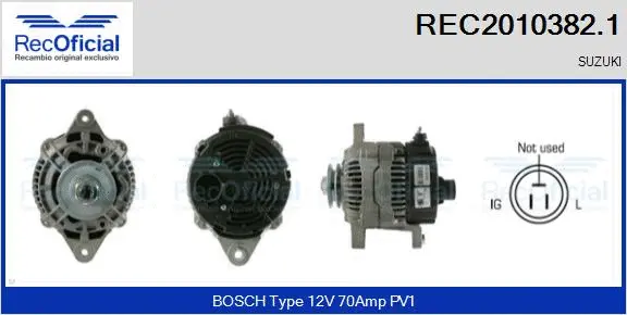 Alternator (REC2010382.1)