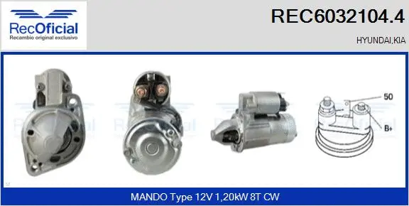 Starter (REC6032104.4)