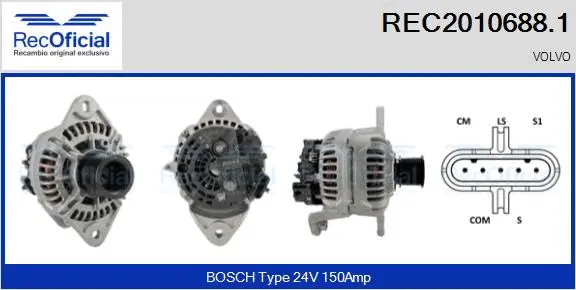 Alternator (REC2010688.1)