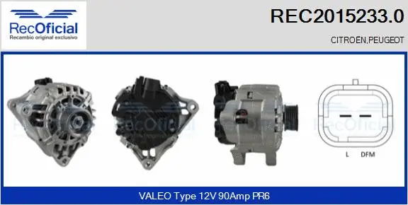 Alternator (REC2015233.0)