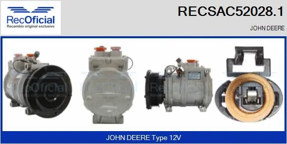 Compressor, air conditioning (RECSAC52028.1)