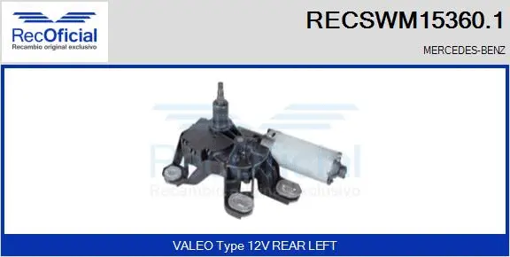 Wiper Motor (RECSWM15360.1)