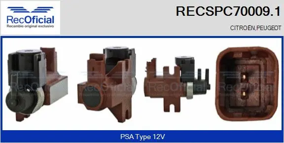 Pressure Converter, exhaust control (RECSPC70009.1)