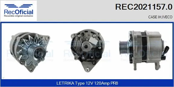 Alternator (REC2021157.0)