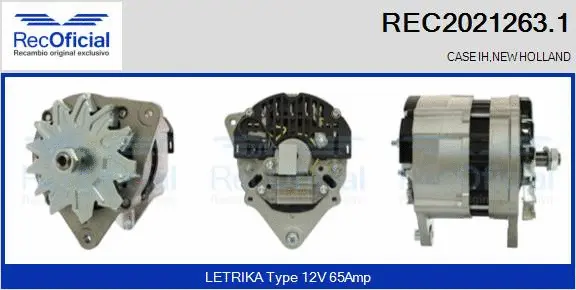 Alternator (REC2021263.1)