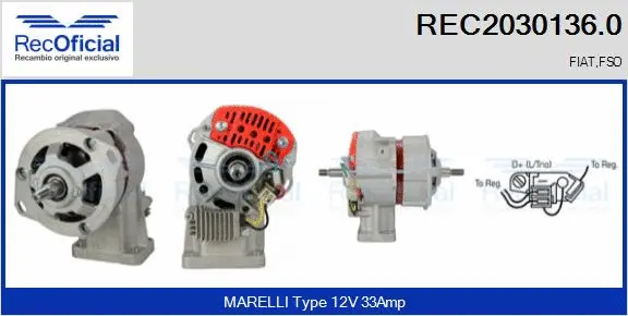 Alternator (REC2030136.0)