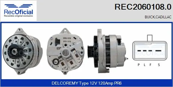 Alternator (REC2060108.0)