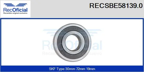 Bearing (RECSBE58139.0)