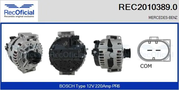 Alternator (REC2010389.0)