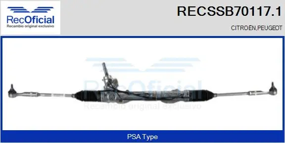 Steering Gear (RECSSB70117.1)