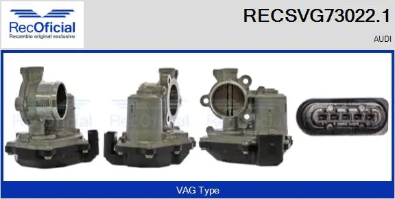 EGR Valve (RECSVG73022.1)