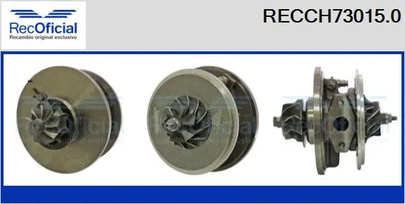 Core assembly, turbocharger (RECCH73015.0)