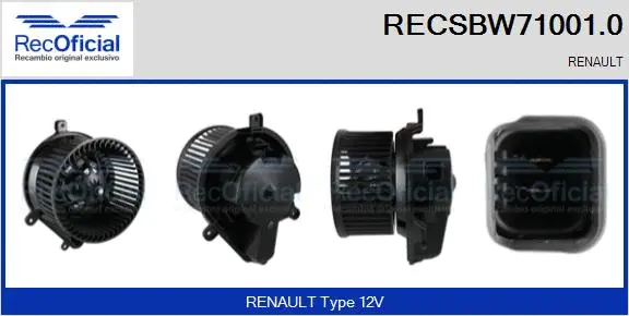 Interior Blower (RECSBW71001.0)