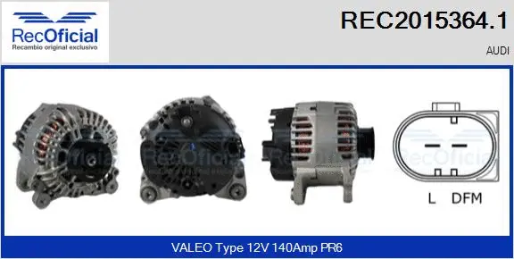 Alternator (REC2015364.1)