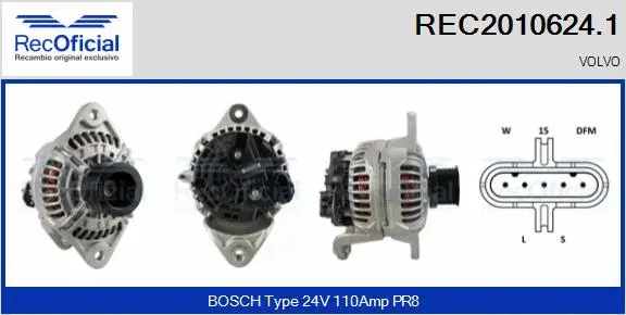Alternator (REC2010624.1)