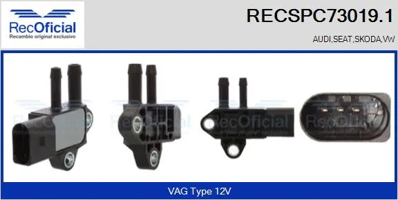Pressure Converter, exhaust control (RECSPC73019.1)