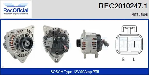 Alternator (REC2010247.1)