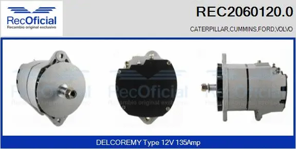 Alternator (REC2060120.0)