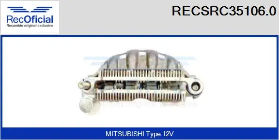 Rectifier, alternator (RECSRC35106.0)
