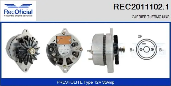 Alternator (REC2011102.1)