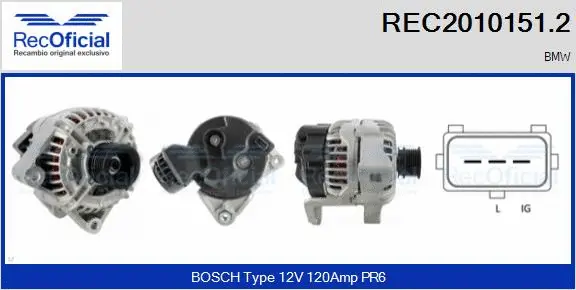 Alternator (REC2010151.2)