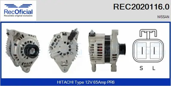Alternator (REC2020116.0)