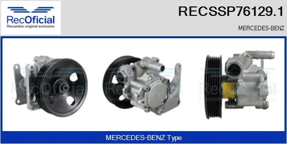 Hydraulic Pump, steering (RECSSP76129.1)