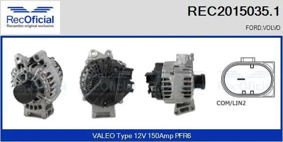 Alternator (REC2015035.1)